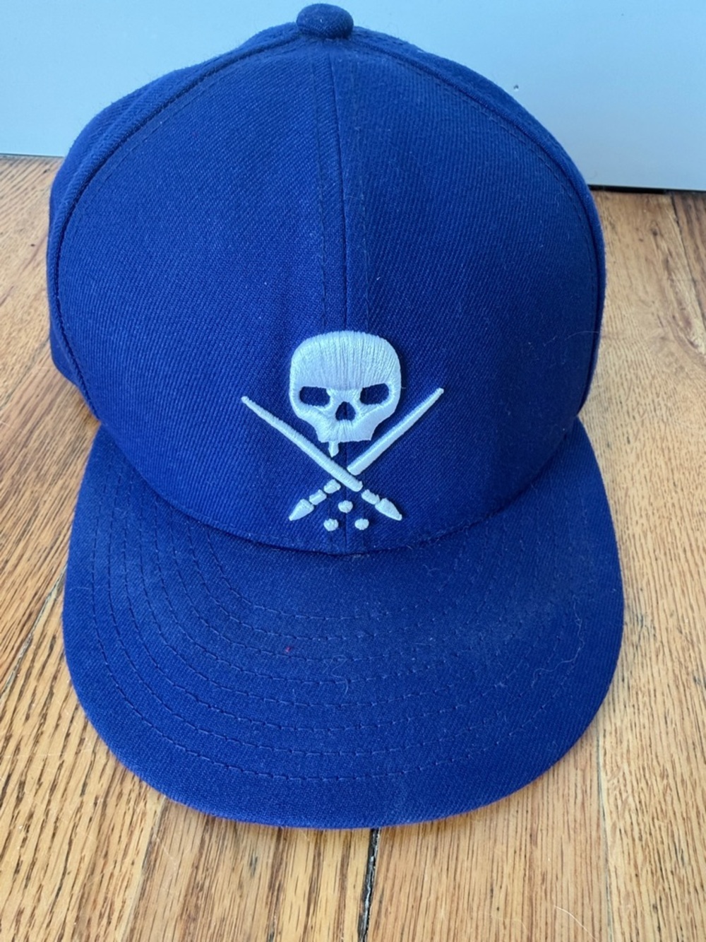 Sullen new era hat Navy Skull Snapback Hat - Blue